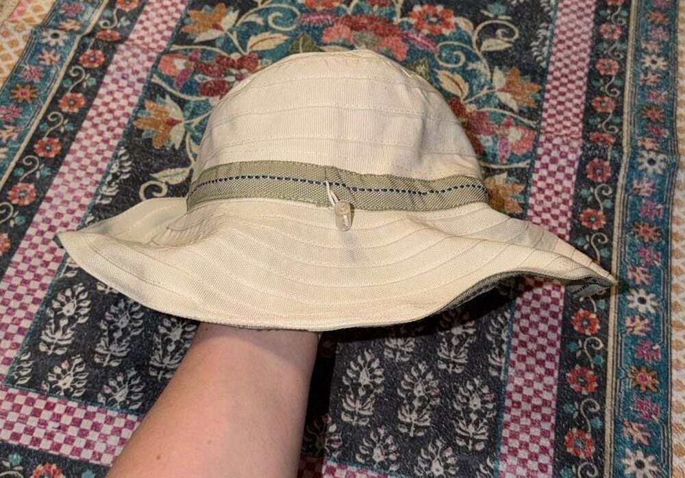 Scala Collezione Packable Ribbon Sun Hat with Drawstring